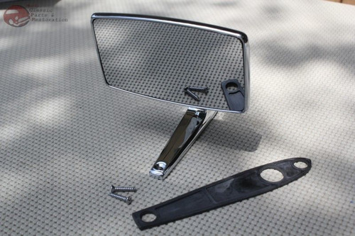 Mustang Ford Outside Rear View Mirror Standard Long Base Right Or Left Chrome