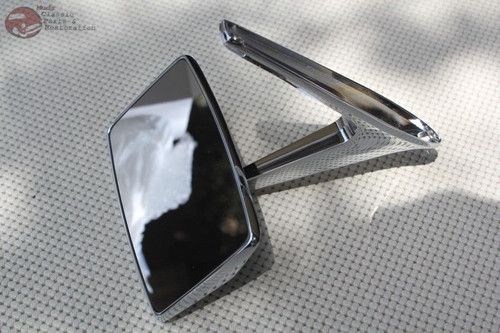 Mustang Ford Outside Rear View Mirror Standard Long Base Right Or Left Chrome