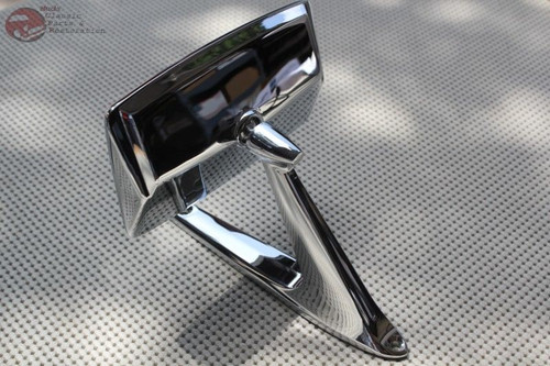 Mustang Ford Outside Rear View Mirror Standard Long Base Right Or Left Chrome