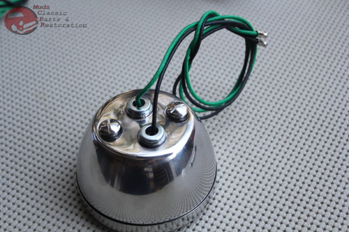 Right Hand Model A Stop Tail Light Lamp Assembly Set Braided Wires Glass Lens Right Hand Model A Stop Tail Light Lamp Assembly Set Braided Wires Glass Lens