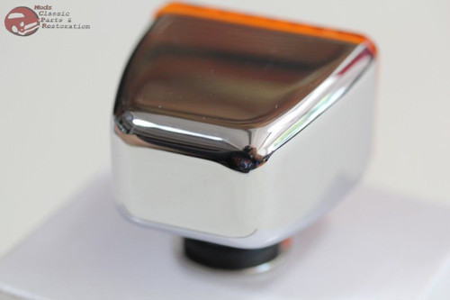 Small Mini Chrome Custom Marker Lamp Light Turn Signal Hot Rat Rod Chevy Truck