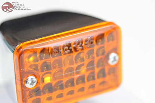 Small Mini Chrome Custom Marker Lamp Light Turn Signal Hot Rat Rod Chevy Truck