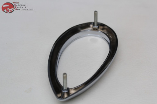 Tear Drop Style Red Led Clearance Marker Light Bezel Hot Rat Rod Custom Truck