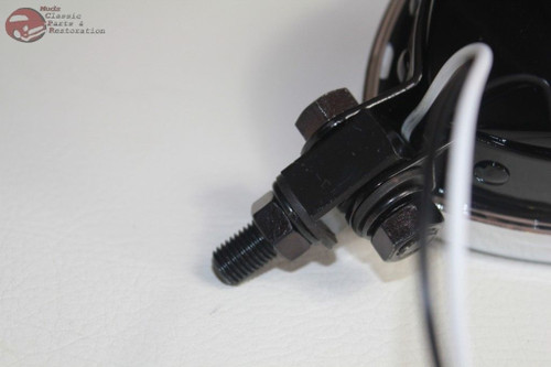 Triangle Headlight Lamp Black Flat Back Custom Motorcycle Chopper Bobber Harley