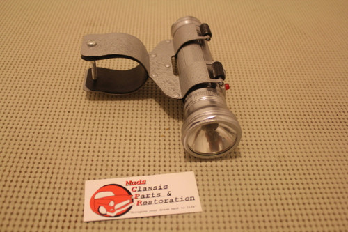 Vintage Style Morse Code LED Flashlight Steering Column Mounted With Holder New