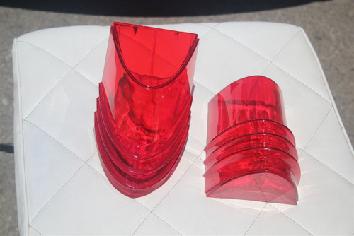 1954 Mercury Tail Light Lamp Lens Set Pair Right Left Hand Red New Pair