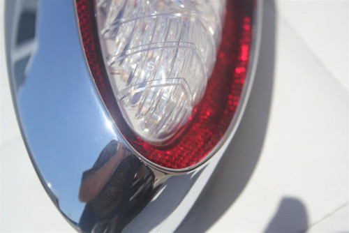54 Chevy Led Tail Lights Pair Backup Brake Lens Chrome Bezel Gasket Complete New