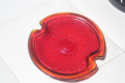 33-36 Ford Tail Light Lamp Lenses W Custom Black Grill Bezels Hot Rod Set Of 4