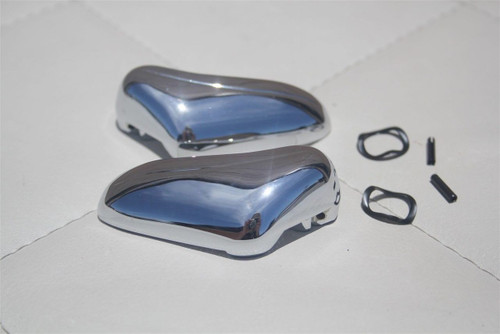 68-72 Chevy Gmc Pickup Truck Chrome Vent Window Wind Wing Handles Pair New