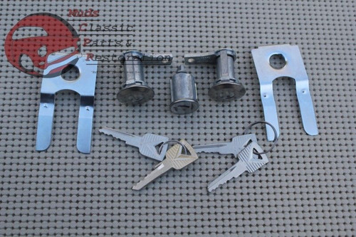 Ford Mustang Galaxie Falcon Pickup Ignition Door Locks Set Kit Oem Keys