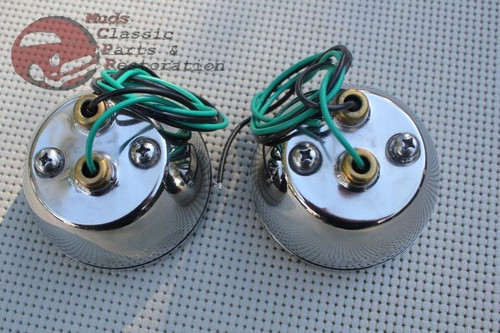 Custom Car Truck Rear Brake Stop Taillamp Lights Model Abt Sedan Antique Chrome