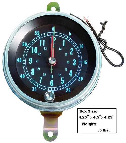 Console Mounted Clock 66-67