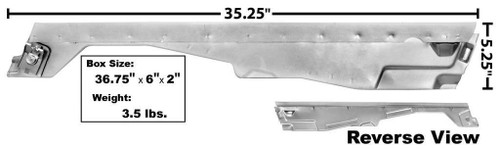 Door Window Glass Carrier Lh 65-66