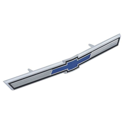 1969 1970 1971 1972 Chevrolet Nova Chevy II Blue Bowtie Hood Lip Emblem
