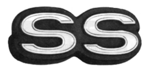Emblem Trim Panel Rear Ss 68-72