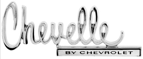 Emblem Trunk Chevelle By Chevrolet