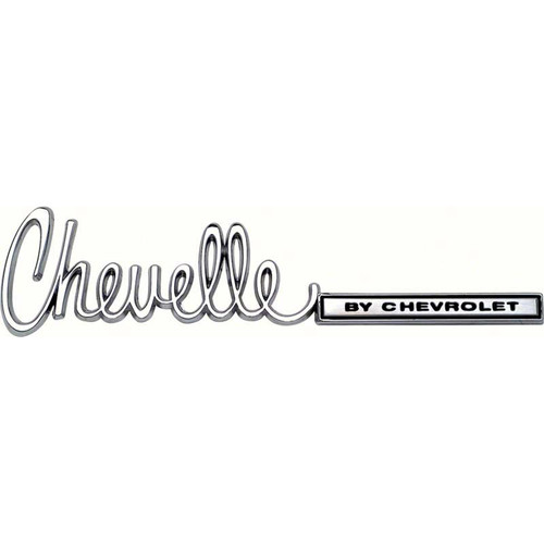 Emblem Trunk Chevelle By Chevy
