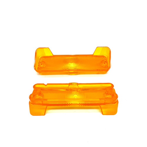 1966 66 Chevrolet Chevelle El Camino Park Light Lamp Lenses Pair