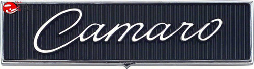 1968-69 "Camaro" Standard Door Panel Emblems - Script Lettering
