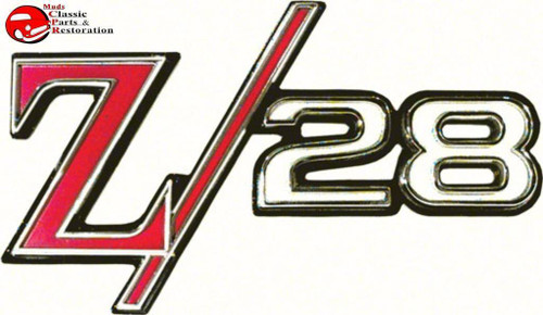 1969 Camaro "Z/28" Rear Panel Emblem