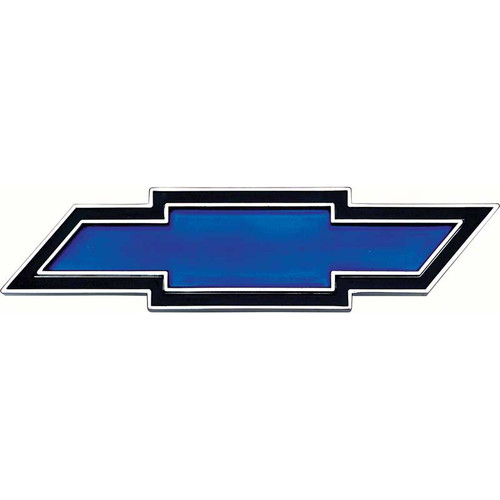 1969 69 Chevrolet Standard Camaro Rear Body Panel Blue Bowtie "Bowtie" Emblem