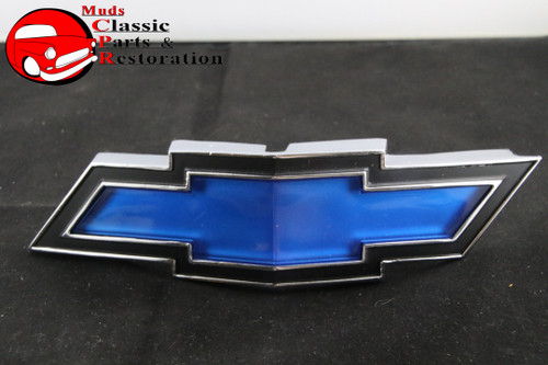 1969 Chevrolet Camaro Blue Front Bow Tie Standard Grille Emblem