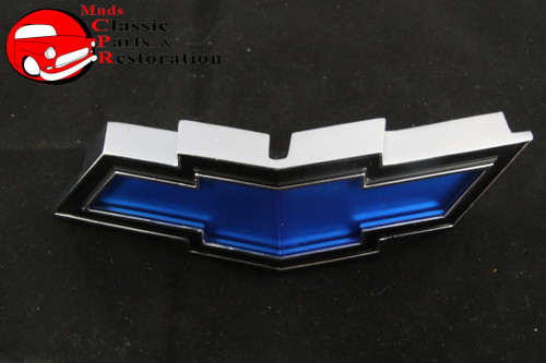 1969 Chevrolet Camaro Blue Front Bow Tie Standard Grille Emblem