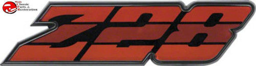 1980-81 Camaro "Z28" Grill Emblem - Red
