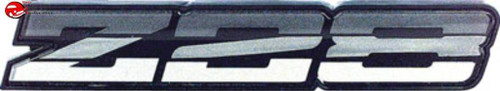 1983-84 Camaro Z28 Rocker Panel Emblem - Charcoal