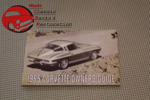 1965 65 Chevrolet Chevy Corvette Owners Manual Vette
