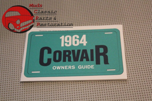 1964 64 Chevy Chevrolet Corvair Owners Owner's Manual