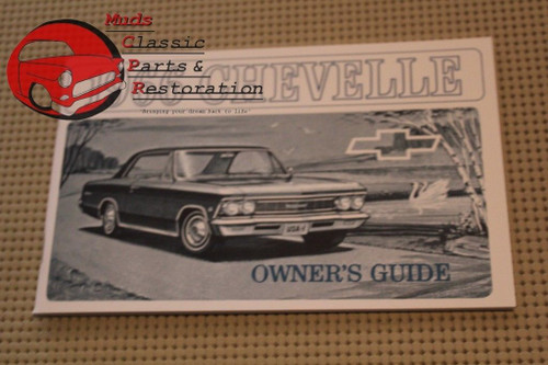 1966 66 Chevrolet El Camino Chevelle Owners Owner's Manual