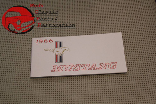 1966 66 Ford Mustang 'Stang Owner's Owners Manual