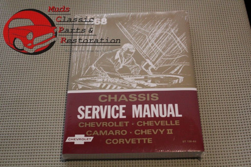 68 Chevy Chevelle Impala Camaro Nova Corvette Chassis Service Manual