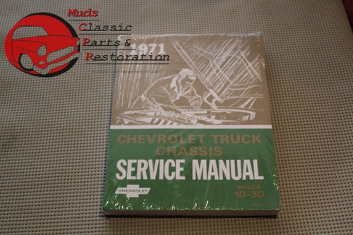 1971 71 Chevy GMC Pickup 1971 Truck Blazer Suburban Shop Chassis Service Manual
