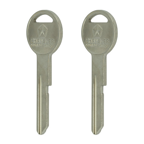 OEM Key 2 Round Blanks Dodge Plymouth Chrysler Mopar A B E Body Pickup Pentastar Truck