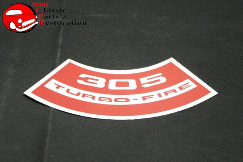 Chevy 305 Turbo Fire Air Cleaner Decal