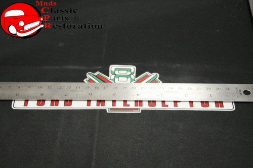 57 Ford & Thunderbird 312 Specal V8 Valve Cover Decals Pair