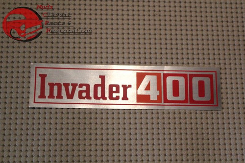 70 71 Gmc Chevy Truck Invader 400 Valve Cover Decals Pair