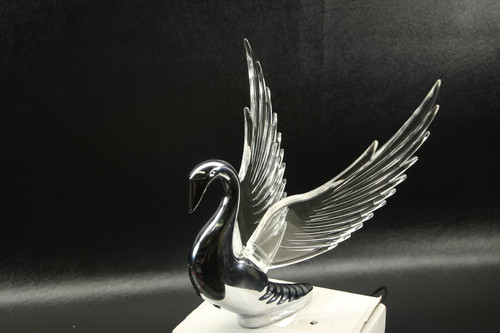 Flying Swan 40'S 50'S Hood Ornament Custom Hot Rod Truck Clear Wings Variety Led