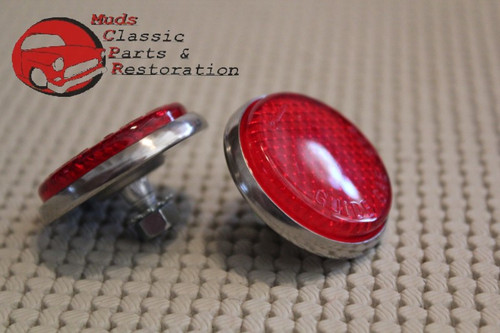 1956 Chevy Rear Incandescent Tail Light Lamp Backup Lenses Six Piece Set New
