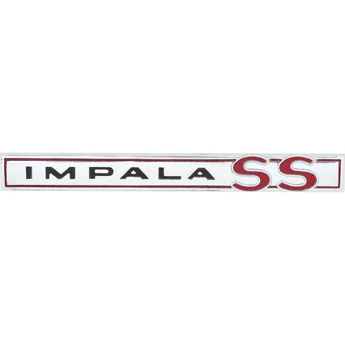 1964 Impala SS Trunk Lid Emblem; Made In USA