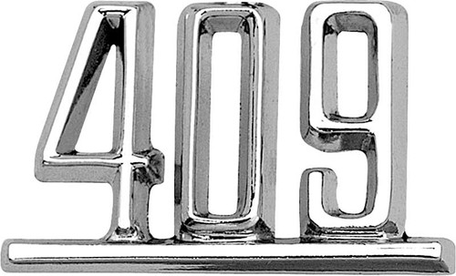 1964 Impala / Full Size Chevrolet"409" Fender Emblem