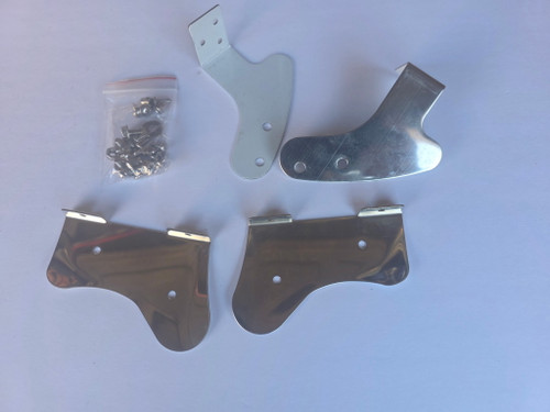 1953-55 Ford Mercury F100 Pick Up Truck Exterior Sun Visor Bracket Hardware Kit