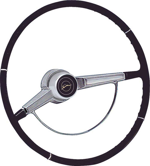 1965-66 Impala; Steering Wheel with Horn Ring ; Black