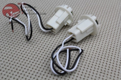 Chevy GM Plastic Tail Light Lamp Sockets Wiring Park Backup Brake Turn Signal 6
