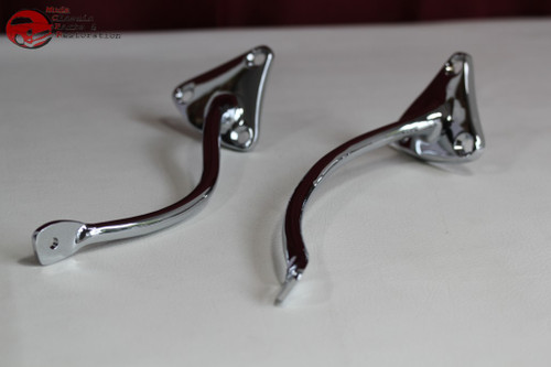 55-59 Chevy GMC Pickup Truck Exterior Outside Door Mirrors Arm Screws Gasket Set