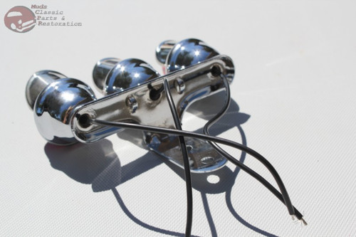 Custom Red Blue Tri Mini Marker Visor Outside Light Tree Hot Rat Rod Truck Set Custom Red Blue Tri Mini Marker Visor Outside Light Tree Hot Rat Rod Truck Set