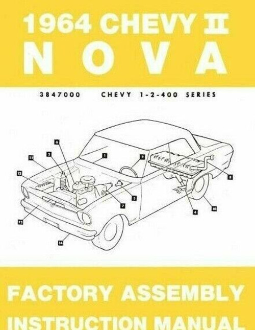 1964 64 Nova Chevy II Factory Assembly Manual