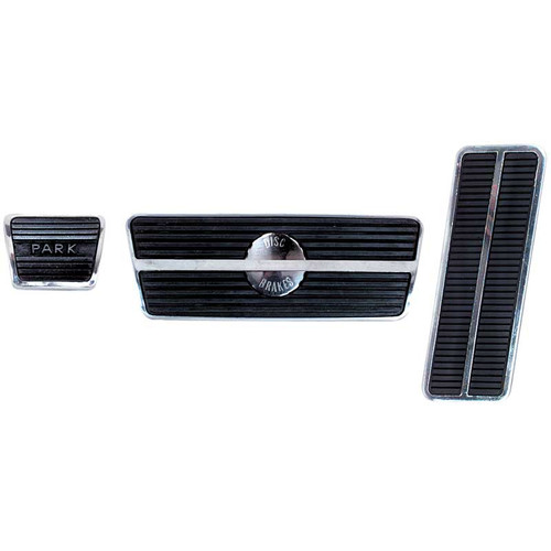 1967-1977 GM Chevy Pedal Pad Kit Auto Trans 6 Piece Disc Brake Accelerator Park